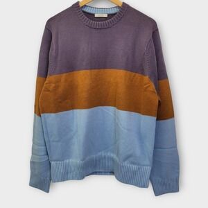 AYR Merino Wool Blend Crewneck Pullover Sweater Mens XL Quiet Luxury Soft